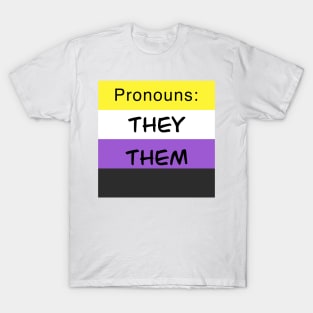 Nonbinary Pronouns T-Shirt